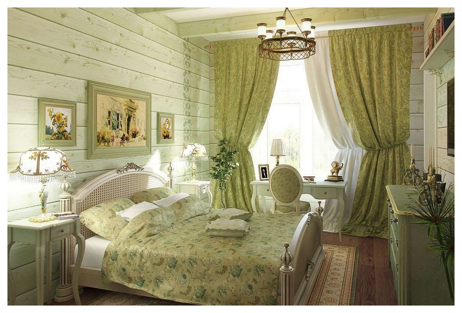 спальня в стиле прованс в малогабаритной комнате